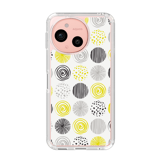 Slim Protection Case［ Nordic Circle - Yellow ］