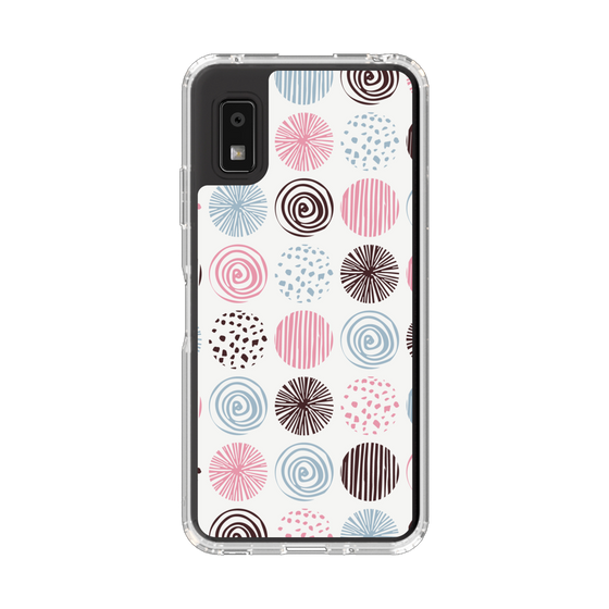 Slim Protection Case［ Nordic Circle - Pink ］