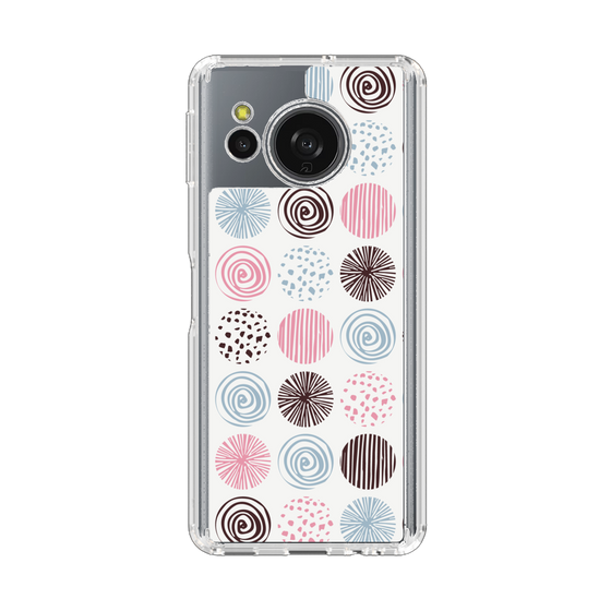 Slim Protection Case［ Nordic Circle - Pink ］