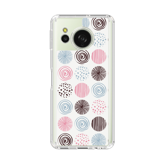 Slim Protection Case［ Nordic Circle - Pink ］