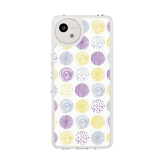 Slim Protection Case［ Nordic Circle - Purple ］