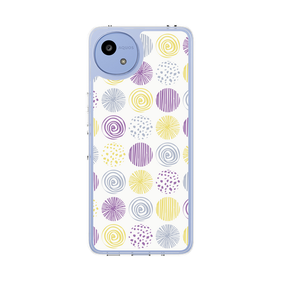 Slim Protection Case［ Nordic Circle - Purple ］