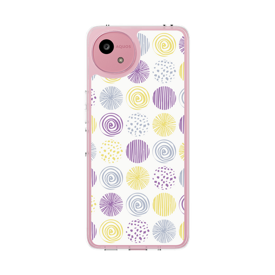 Slim Protection Case［ Nordic Circle - Purple ］