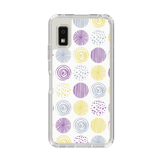 Slim Protection Case［ Nordic Circle - Purple ］