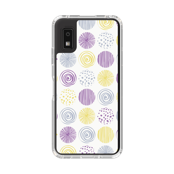 Slim Protection Case［ Nordic Circle - Purple ］