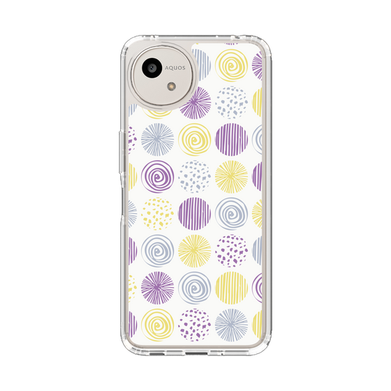 Slim Protection Case［ Nordic Circle - Purple ］