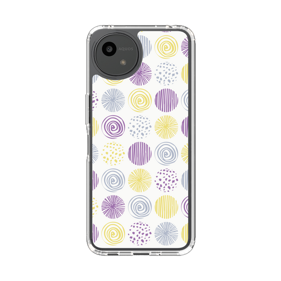 Slim Protection Case［ Nordic Circle - Purple ］