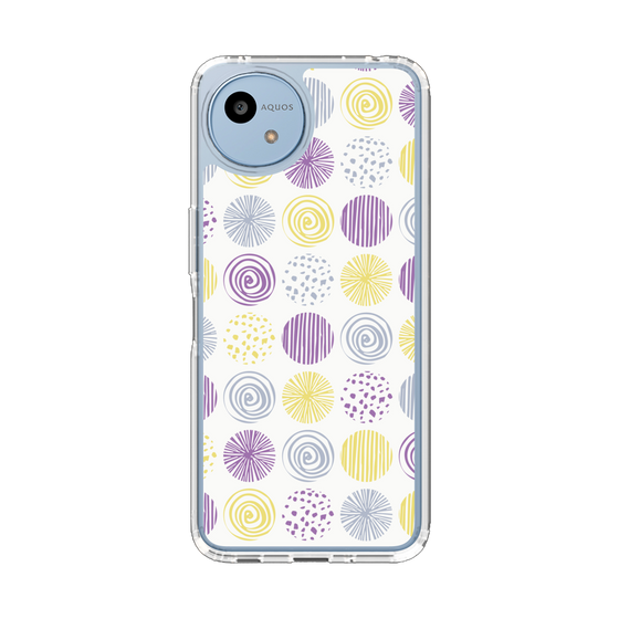 Slim Protection Case［ Nordic Circle - Purple ］