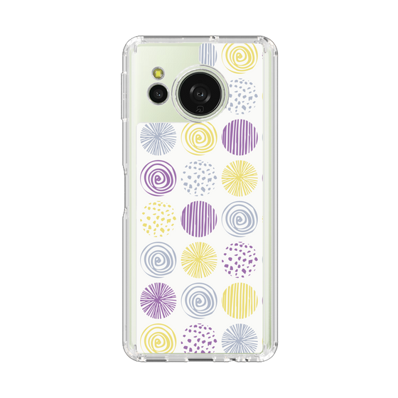Slim Protection Case［ Nordic Circle - Purple ］