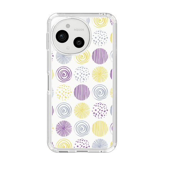 Slim Protection Case［ Nordic Circle - Purple ］