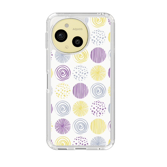 Slim Protection Case［ Nordic Circle - Purple ］