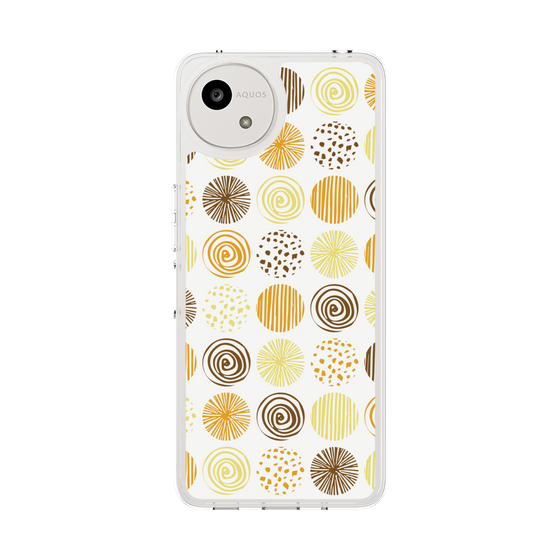 Slim Protection Case［ Nordic Circle - Orange ］