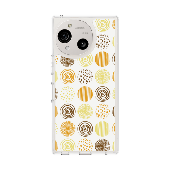 Slim Protection Case［ Nordic Circle - Orange ］