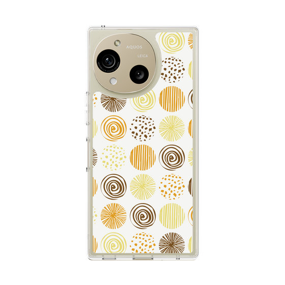 Slim Protection Case［ Nordic Circle - Orange ］