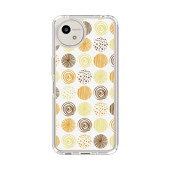 Slim Protection Case［ Nordic Circle - Orange ］