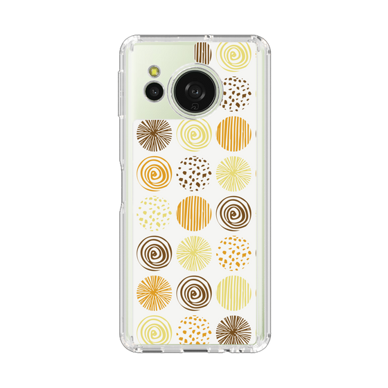 Slim Protection Case［ Nordic Circle - Orange ］