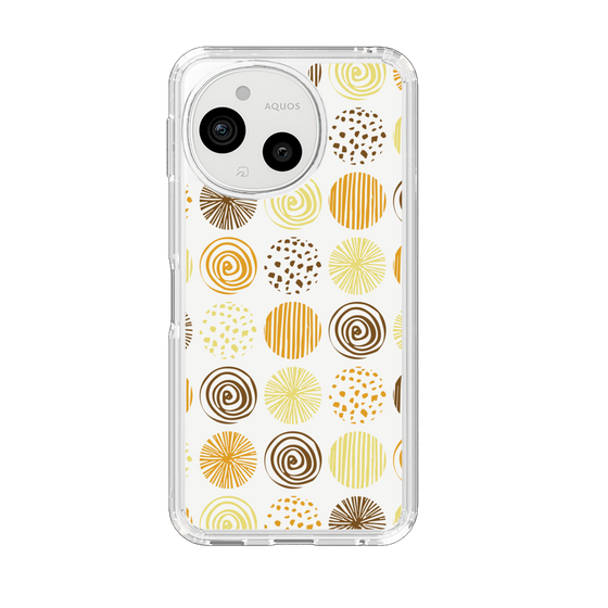 Slim Protection Case［ Nordic Circle - Orange ］