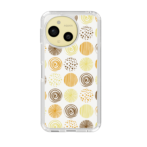 Slim Protection Case［ Nordic Circle - Orange ］