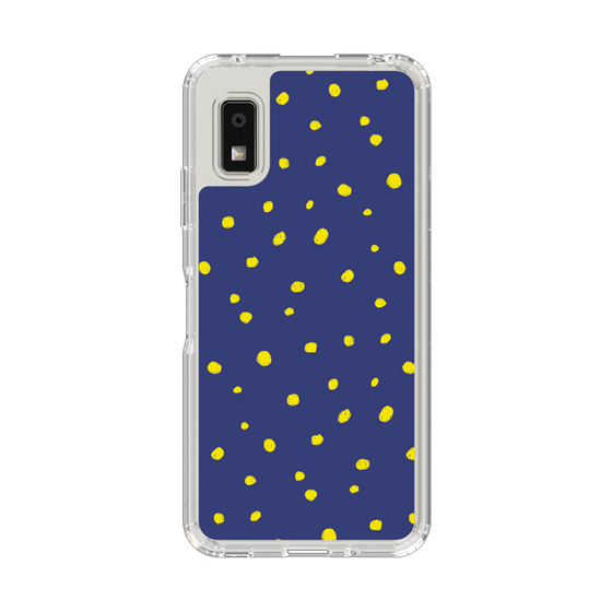 Slim Protection Case［ Drawing Dot - Navy ］