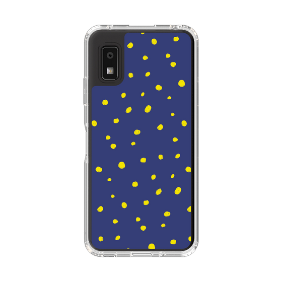 Slim Protection Case［ Drawing Dot - Navy ］