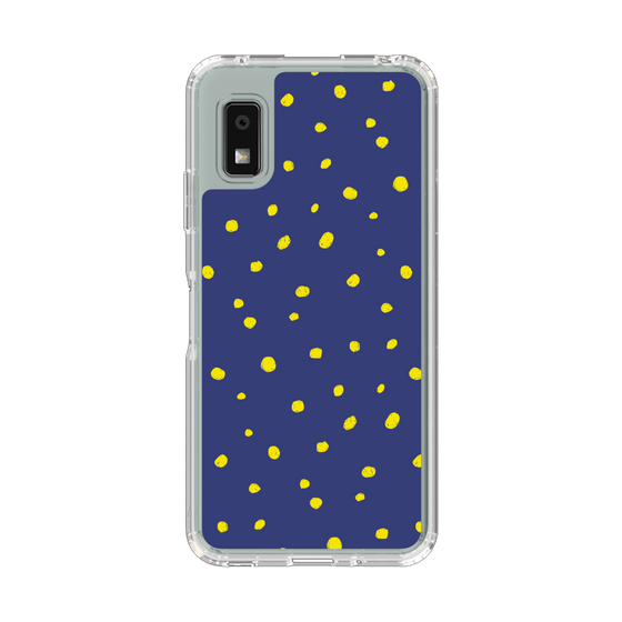 Slim Protection Case［ Drawing Dot - Navy ］