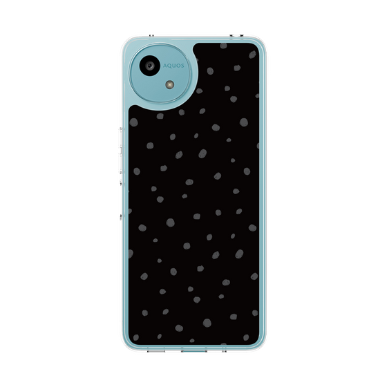 Slim Protection Case［ Drawing Dot - Black ］