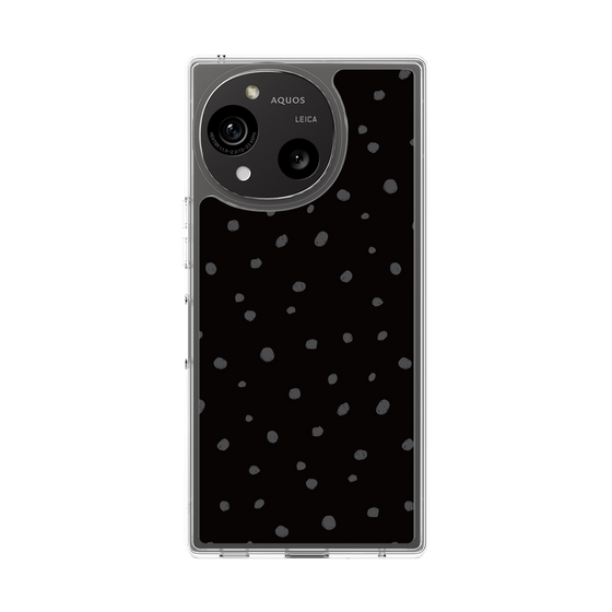 Slim Protection Case［ Drawing Dot - Black ］
