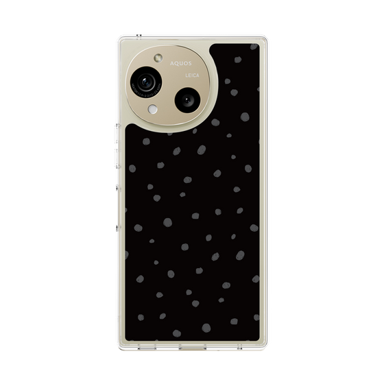 Slim Protection Case［ Drawing Dot - Black ］