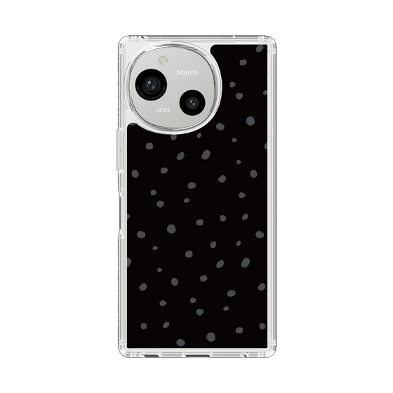 Slim Protection Case［ Drawing Dot - Black ］