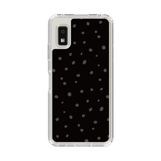 Slim Protection Case［ Drawing Dot - Black ］