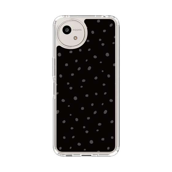 Slim Protection Case［ Drawing Dot - Black ］