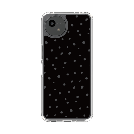 Slim Protection Case［ Drawing Dot - Black ］