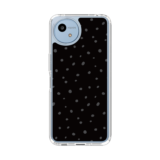 Slim Protection Case［ Drawing Dot - Black ］