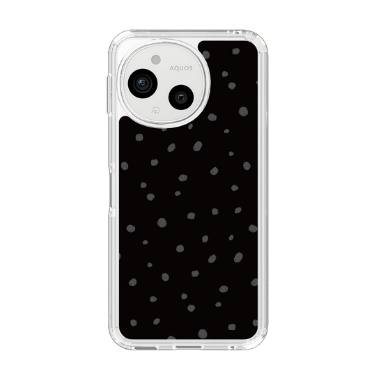Slim Protection Case［ Drawing Dot - Black ］