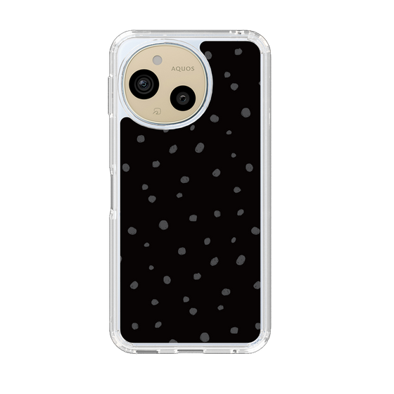 Slim Protection Case［ Drawing Dot - Black ］