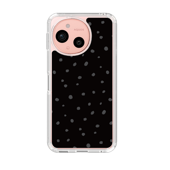 Slim Protection Case［ Drawing Dot - Black ］