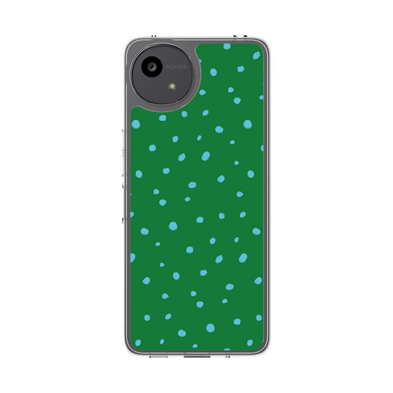 Slim Protection Case［ Drawing Dot - Green ］