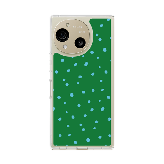 Slim Protection Case［ Drawing Dot - Green ］