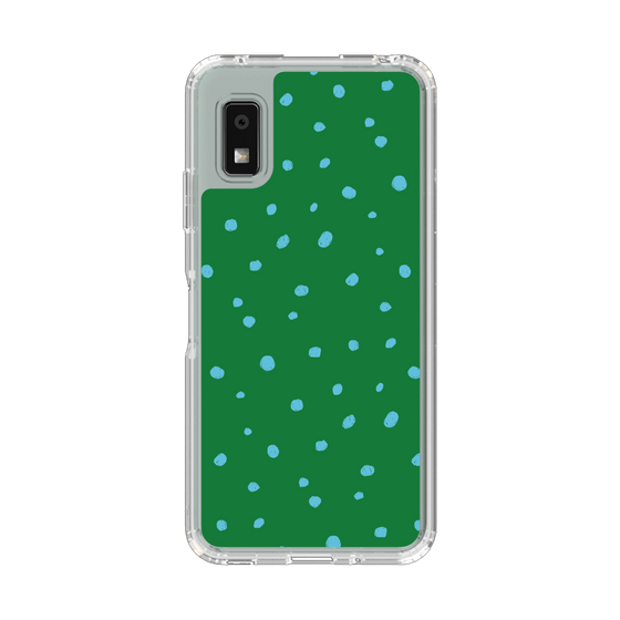 Slim Protection Case［ Drawing Dot - Green ］