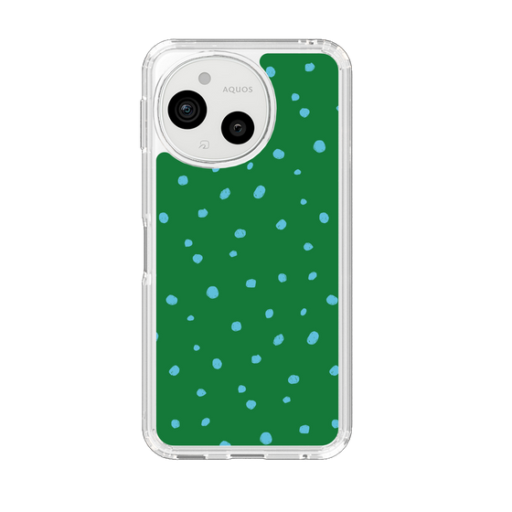 Slim Protection Case［ Drawing Dot - Green ］