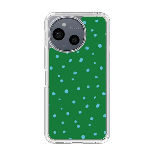 Slim Protection Case［ Drawing Dot - Green ］