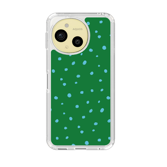 Slim Protection Case［ Drawing Dot - Green ］
