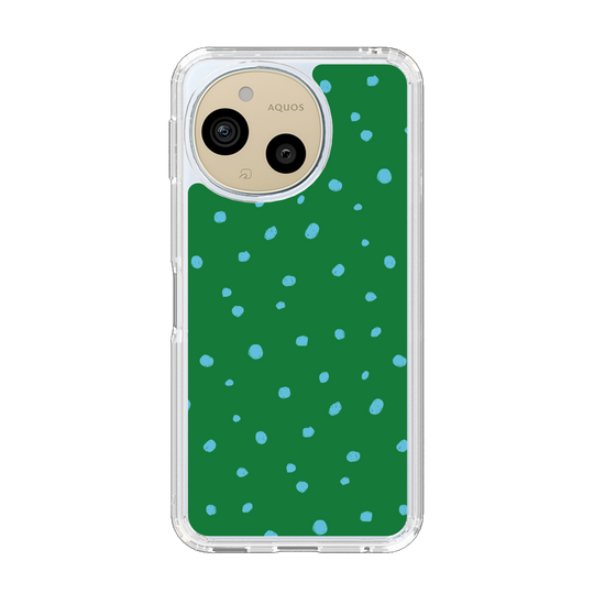 Slim Protection Case［ Drawing Dot - Green ］