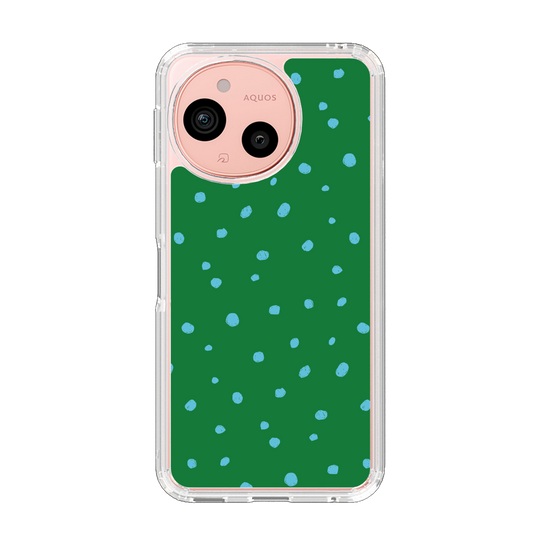 Slim Protection Case［ Drawing Dot - Green ］