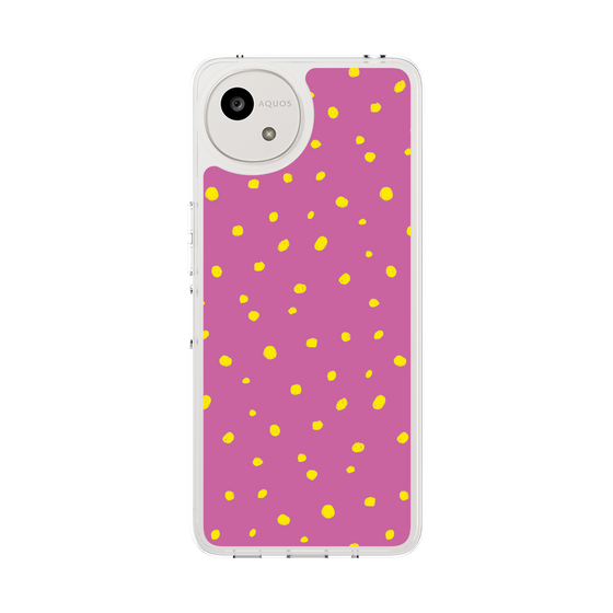 Slim Protection Case［ Drawing Dot - Pink ］