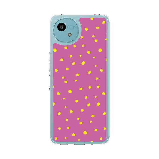 Slim Protection Case［ Drawing Dot - Pink ］
