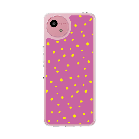 Slim Protection Case［ Drawing Dot - Pink ］