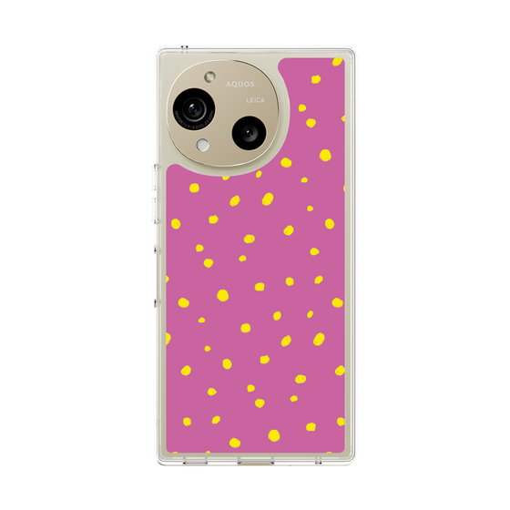 Slim Protection Case［ Drawing Dot - Pink ］