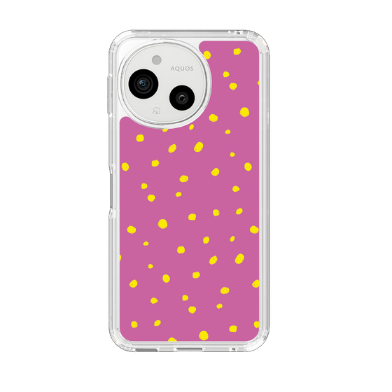 Slim Protection Case［ Drawing Dot - Pink ］