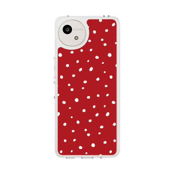 Slim Protection Case［ Drawing Dot - Red ］